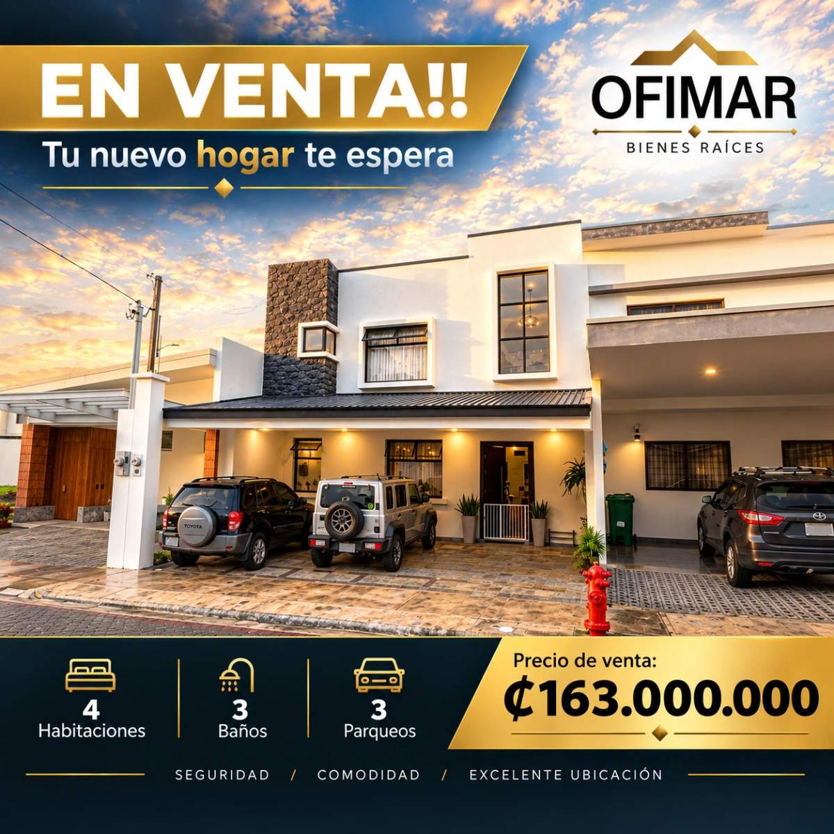 Casa en Tres Ríos en venta, hermosos acabados, condominio privado SVC-92